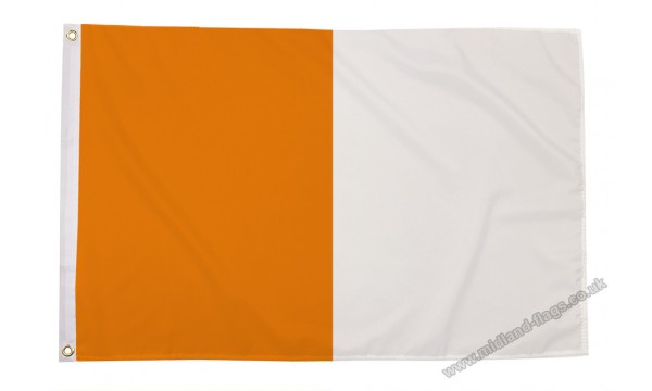 Orange and White Irish County Flag